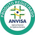 Selo da Anvisa de produto registrado